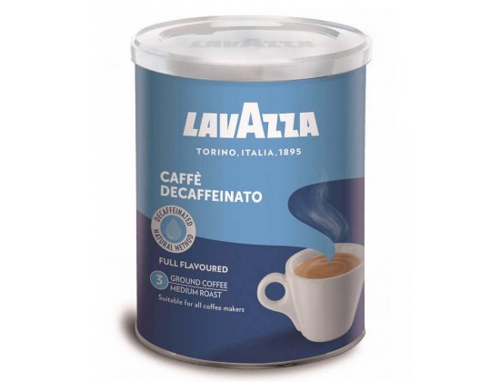 Кофе молотый Lavazza Caffe Decaffeinato 0,25 кг. ж/б