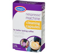 Капсулы Urnex для очистки кофемашин Nespresso от кофейных масел 5 шт.