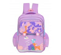 Рюкзак школьный для девочек HKS-Homme Kids / рюкзак для девочки / школьный рюкзак для девочки, светло-фиолетовый
