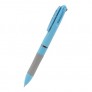 Ручка многоцветная, 3 цвета, голубая/серая