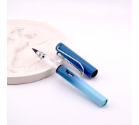Вечный карандаш с ластиком не требующий заточки, градиент голубой/синий