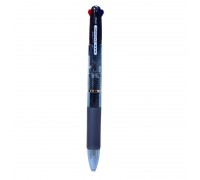 Ручка многоцветная, 3 цвета, прозрачная темная