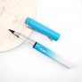 Вечный карандаш с ластиком не требующий заточки, градиент голубой/белый