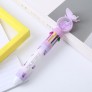 Ручка шариковая многоцветная детская для школы, 10 цветов, фиолетовая