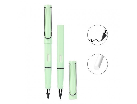 Вечный карандаш с ластиком, светло-зеленый матовый