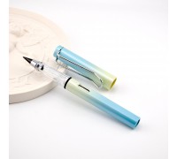 Вечный карандаш с ластиком не требующий заточки, градиент голубой/зеленый