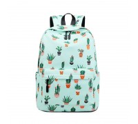 Рюкзак женский ViviSecret, зеленый с кактусами