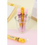Ручка шариковая многоцветная детская, 10 цветов, кошачья лапка