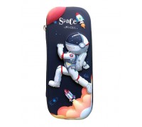 Пенал для школы HKS-Homme 3D, с космонавтом на луне