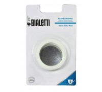 Набор запчастей для кофеварок Bialetti из стали на 6 порций (1 уплотнитель + 1 фильтр)