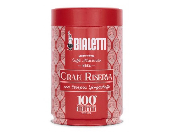 Кофе молотый Bialetti Moka Gran Riserva Centenario 0,25 кг. ж/б