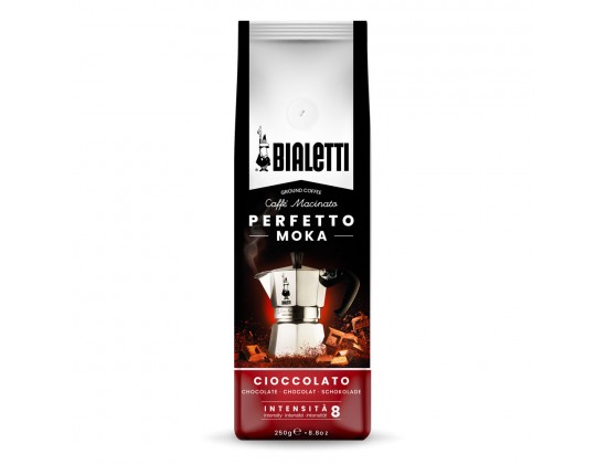 Кофе молотый Bialetti Perfetto Moka Cioccolato 0,25 кг. в/у