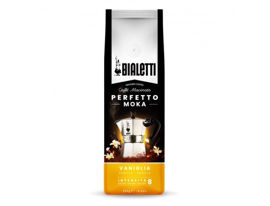 Кофе молотый Bialetti Perfetto Moka Vaniglia 0,25 кг. в/у